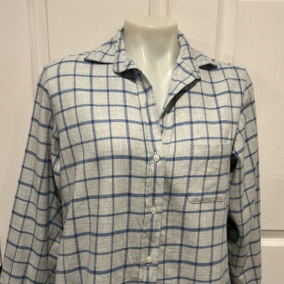 Grayson by Frank and Eileen Hero plaid button down long sleeve top size 2 (S) - Picture 3 of 7